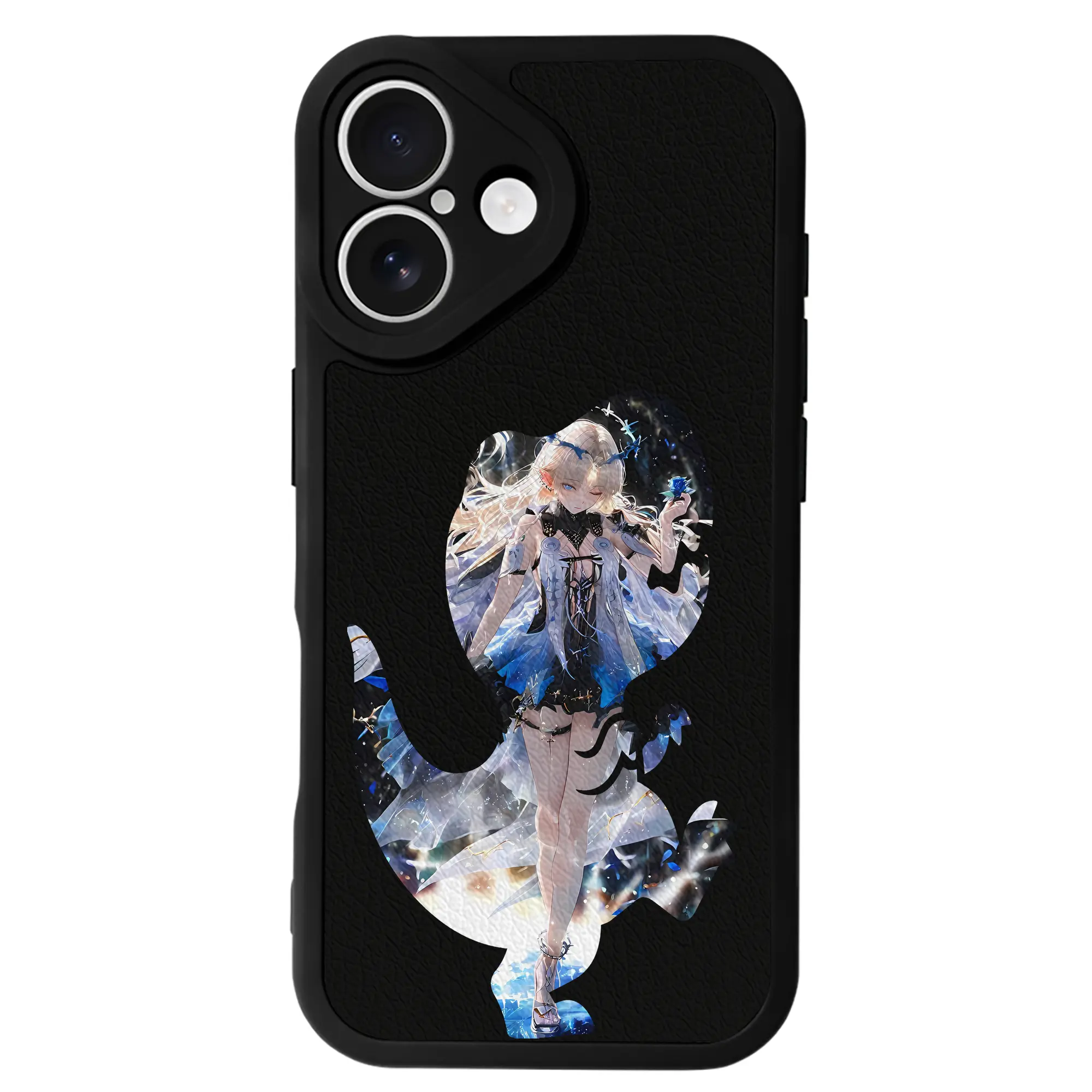 鳴潮 グッズ カルテジア - IPhone 16シリーズ対応 ・ シリコンスマホケース ・ レザー調 ・ 高精度フィット ・ 耐衝撃 ・ ワイヤレス充電対応 ・ 精密カット